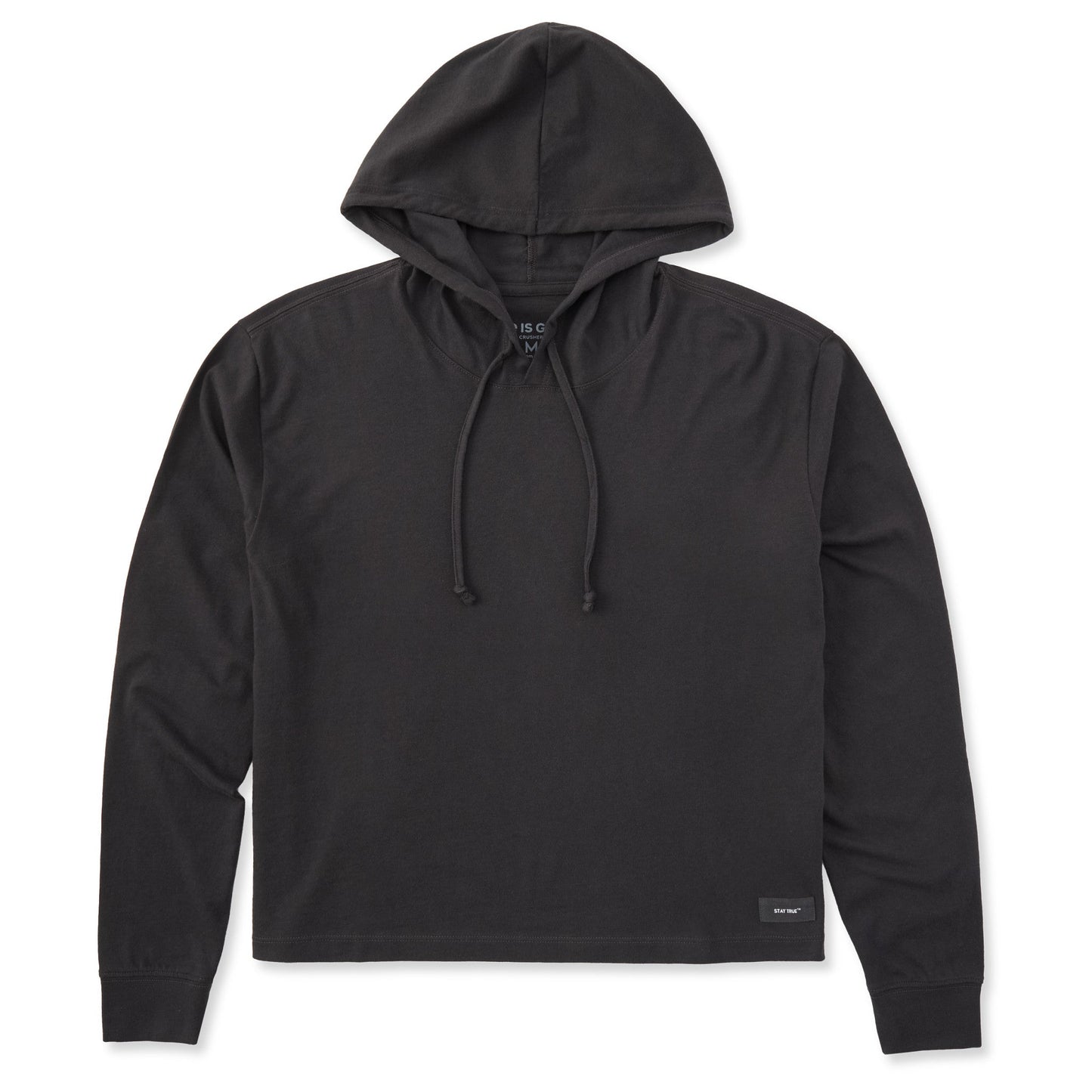 Women's Solid Crusher Boxy Hoodie