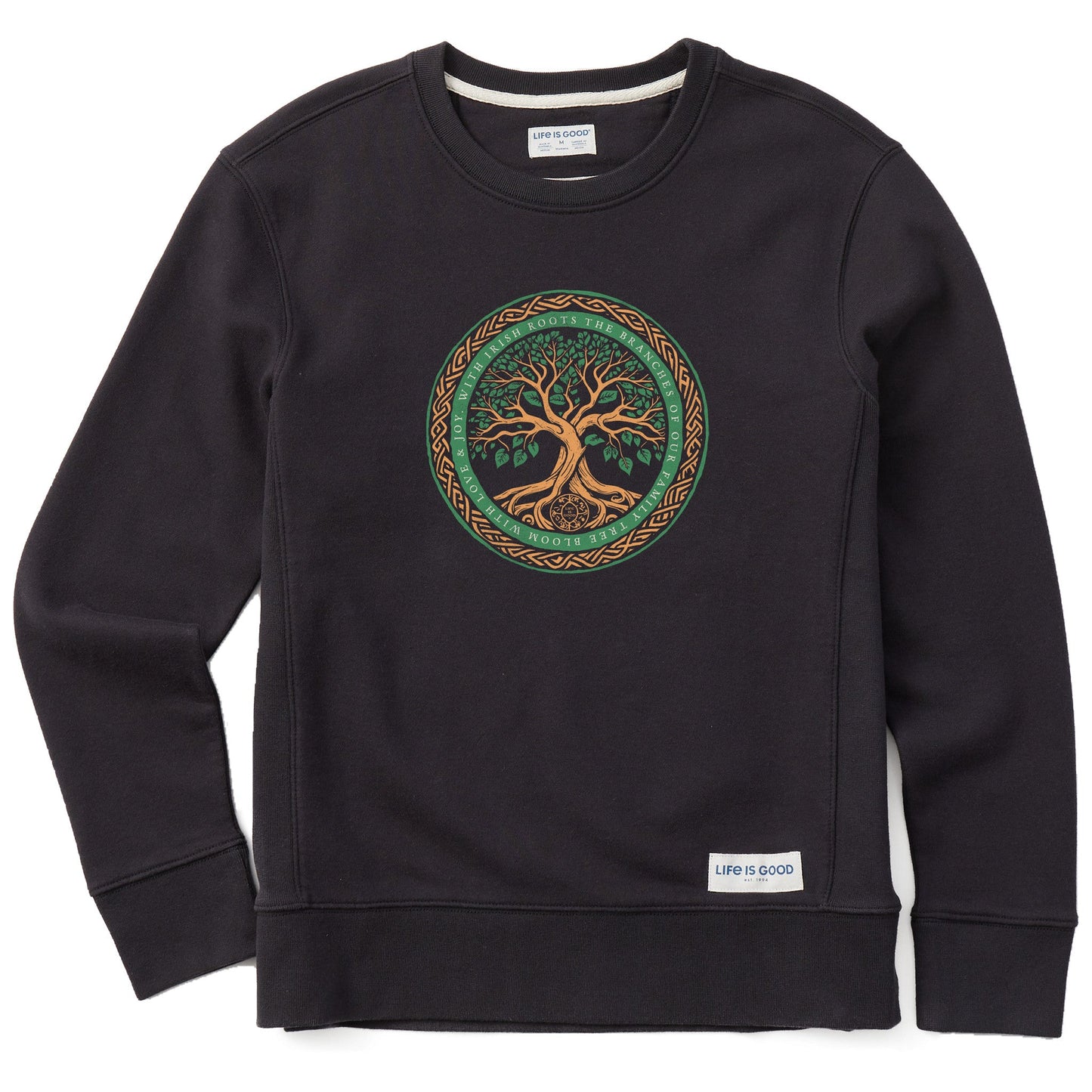 Women's Irish Roots Bloom Tree Simply True Crew