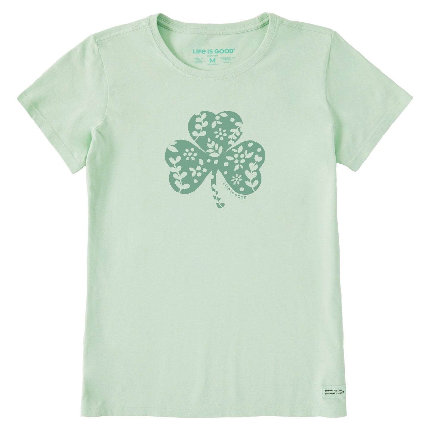 Women's Fossil Clover Short Sleeve Crusher Tee