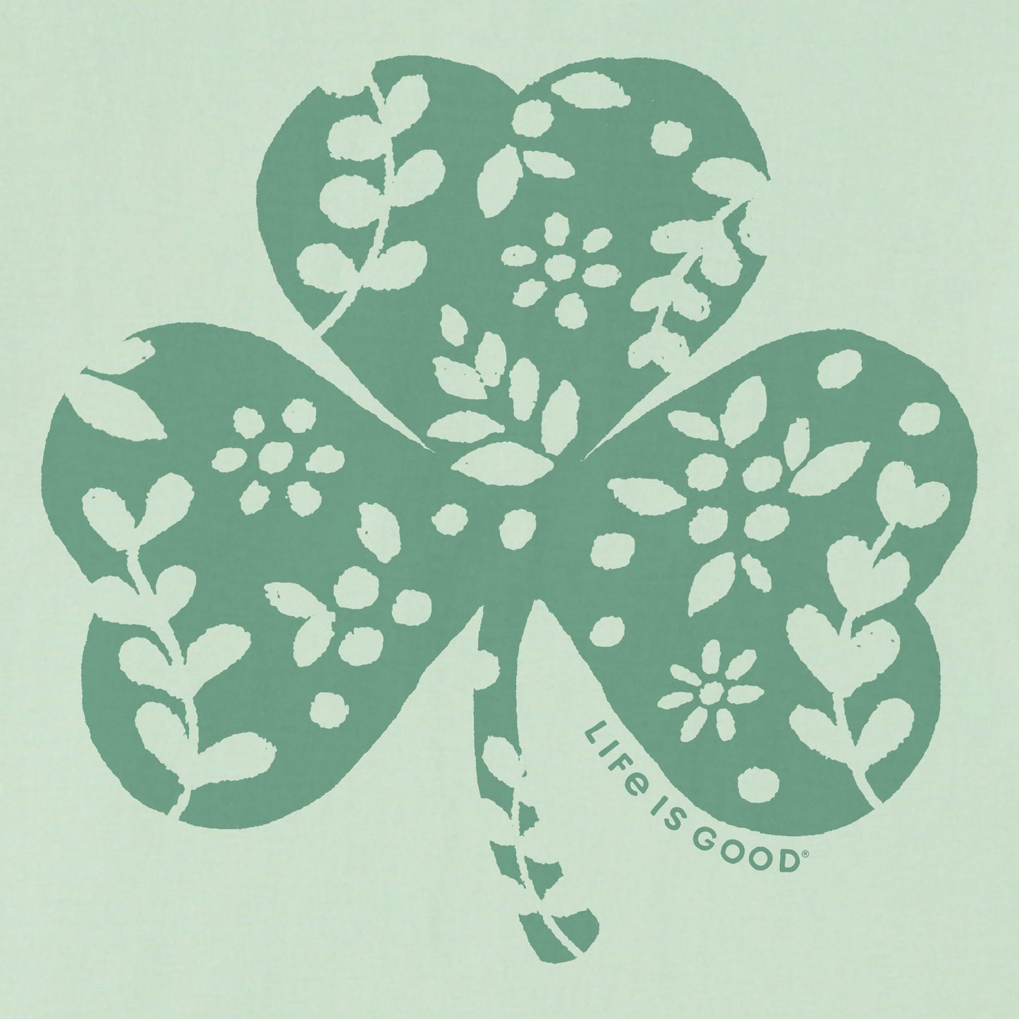 Women's Fossil Clover Short Sleeve Crusher Tee