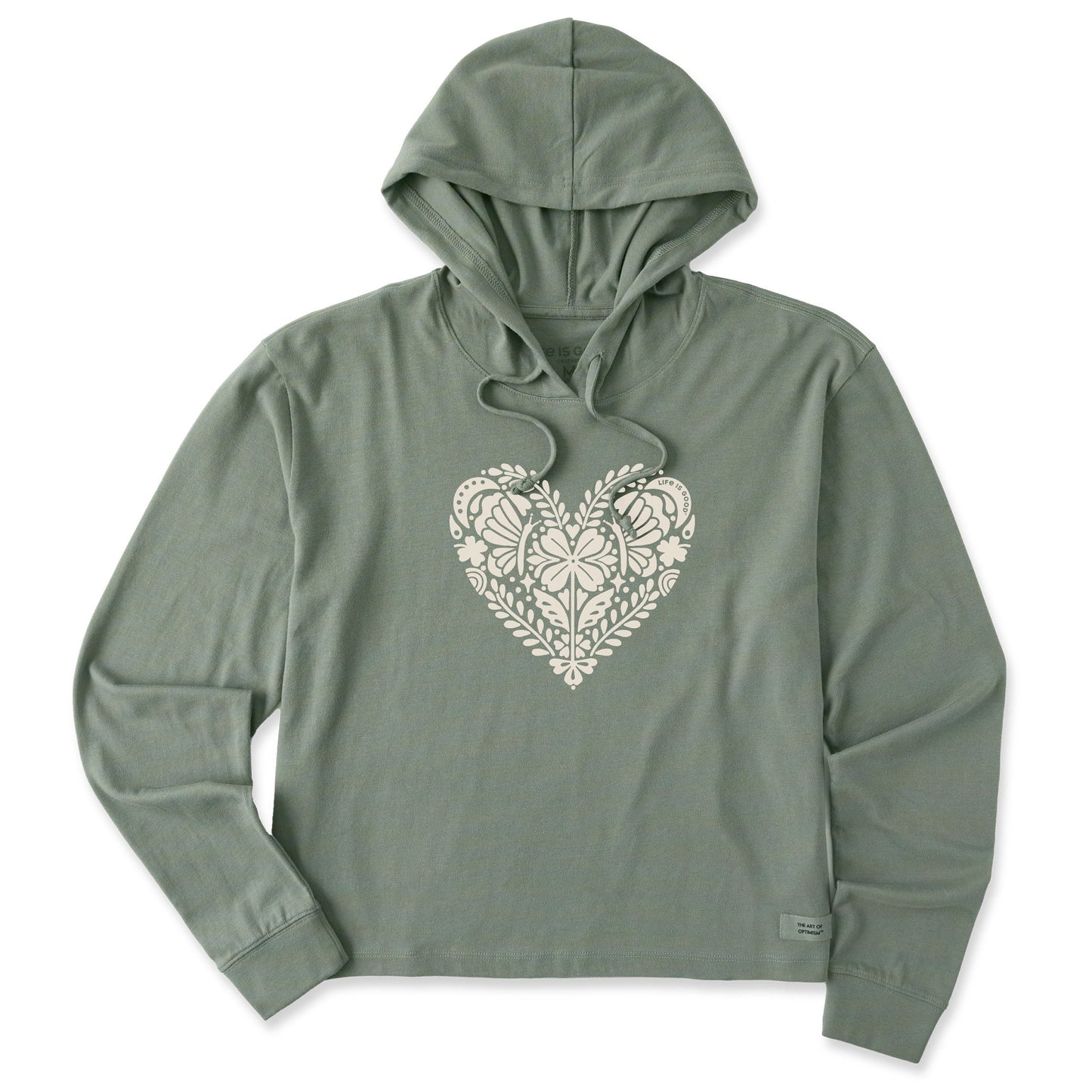 Women's Celtic Clover Heart Crusher Boxy Hoodie