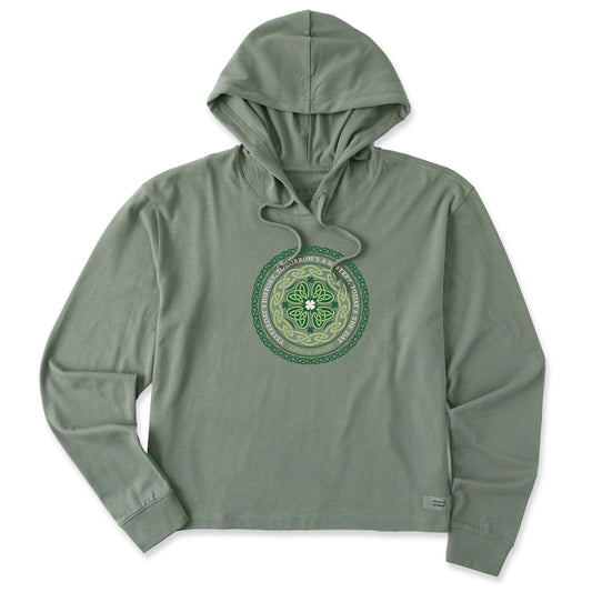 Women's Celtic Mandala Crusher Boxy Hoodie