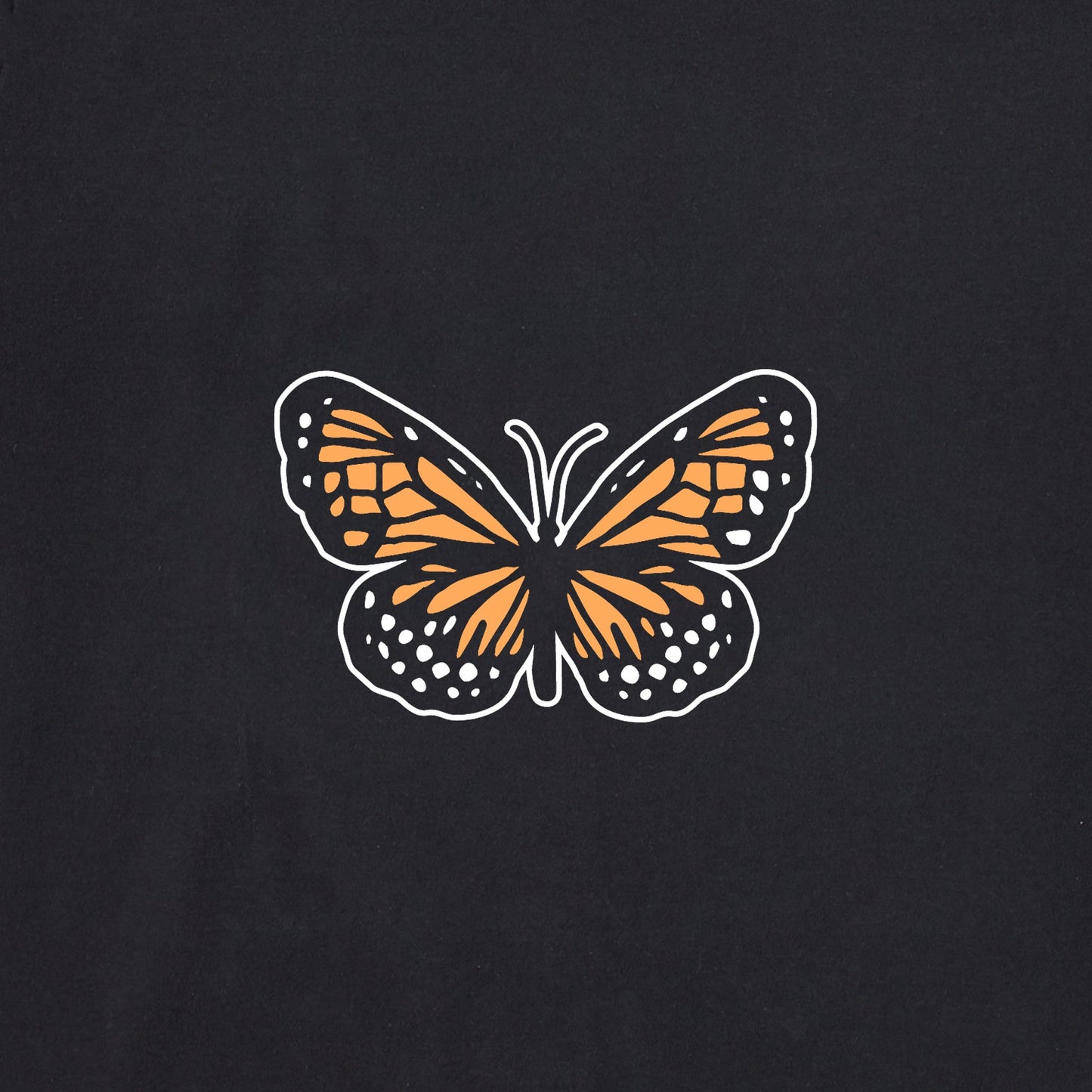 Women's Clean Butterfly Long Sleeve Crusher Boxy Tee