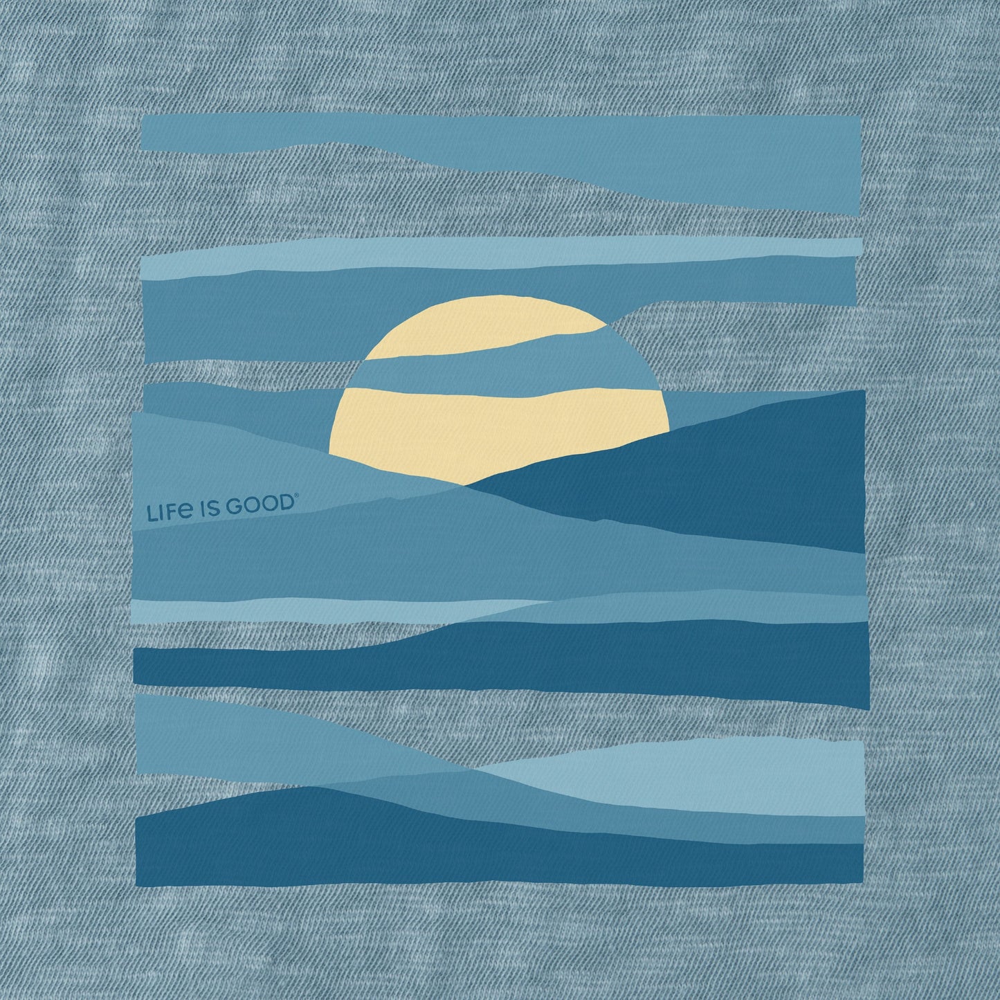 Men's Sunset Through the Clouds Long Sleeve Sun Crusher Hoodie