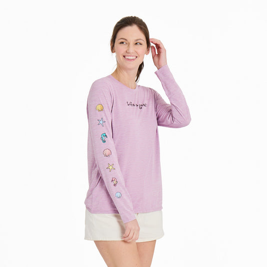 Women's  Long Sleeve Sun Crusher Tee