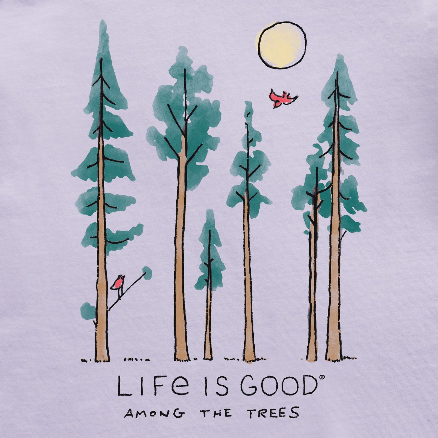 Women's Life is Good Among the Trees Simply True Fleece Hoodie