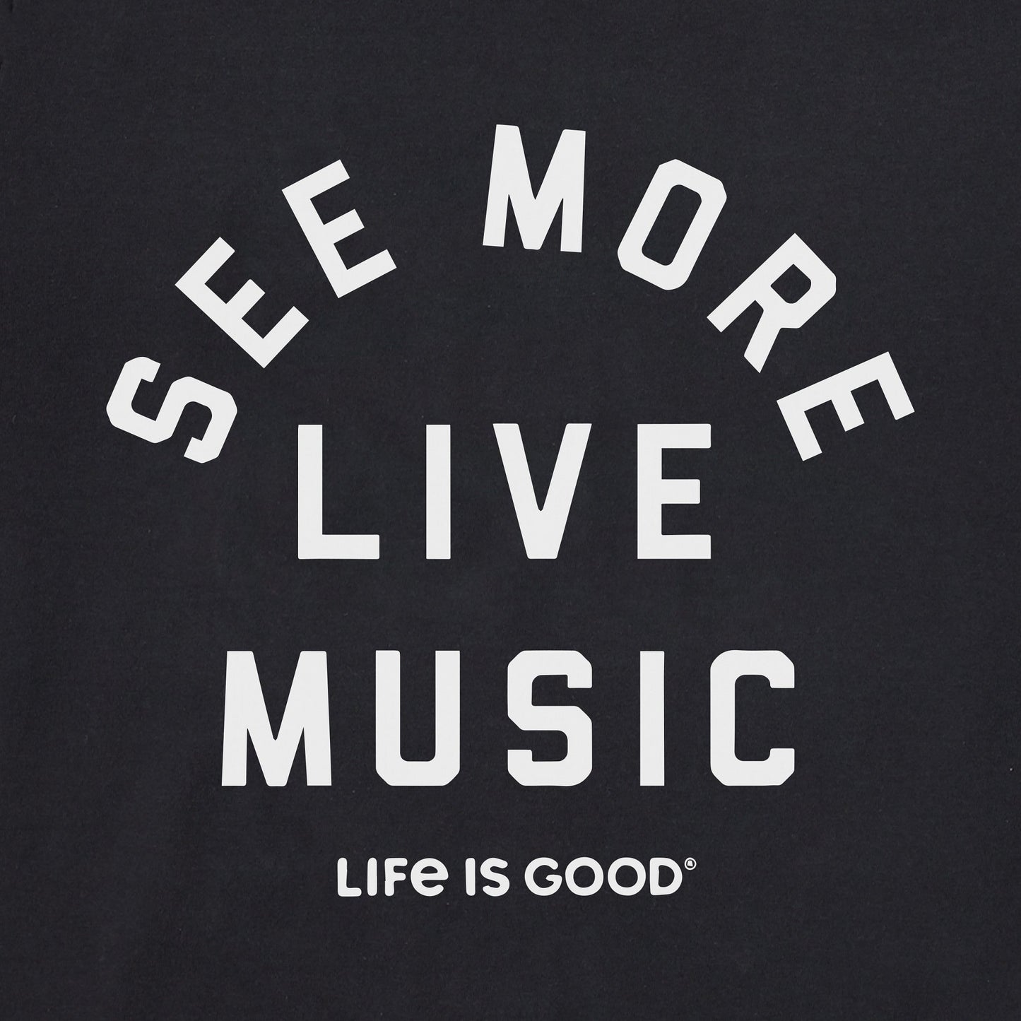 Women's See More Live Music Long Sleeve Crusher Boxy Tee