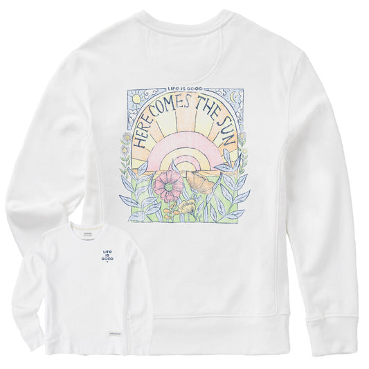 Women's Here Comes The Sun Hippie Simply True Crew