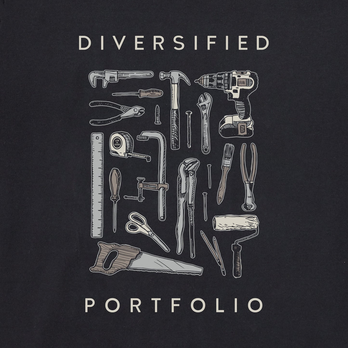 Men's Diversified Portfolio Tools Simply True Fleece Crew