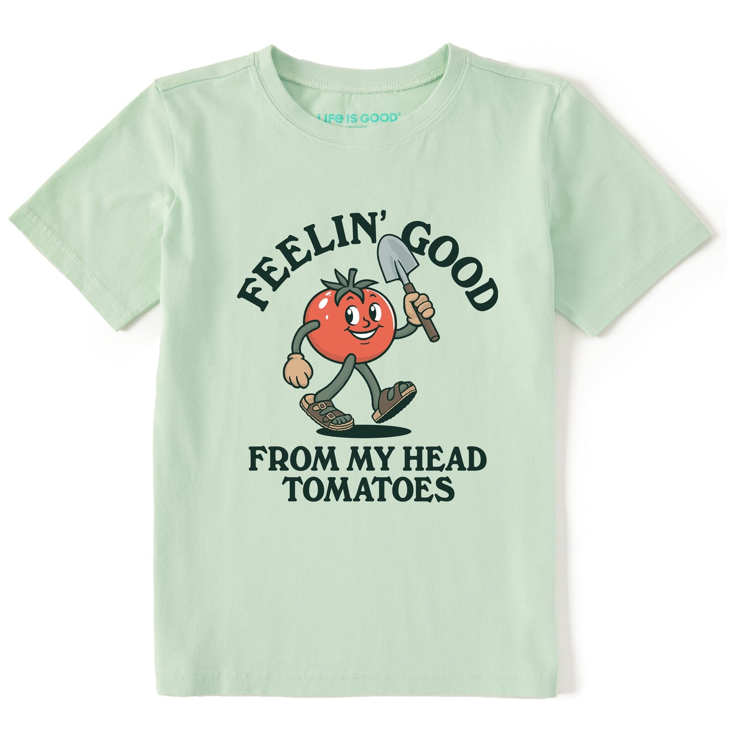 Kids Feelin' Good Tomatoes Short Sleeve Crusher Tee
