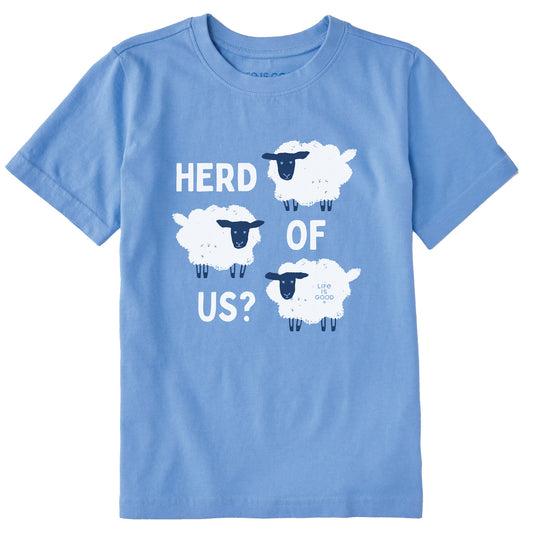 Kids Herd of Us Sheep Short Sleeve Crusher Tee