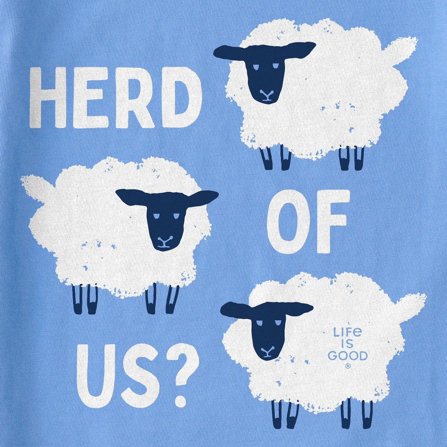 Kids Herd of Us Sheep Short Sleeve Crusher Tee