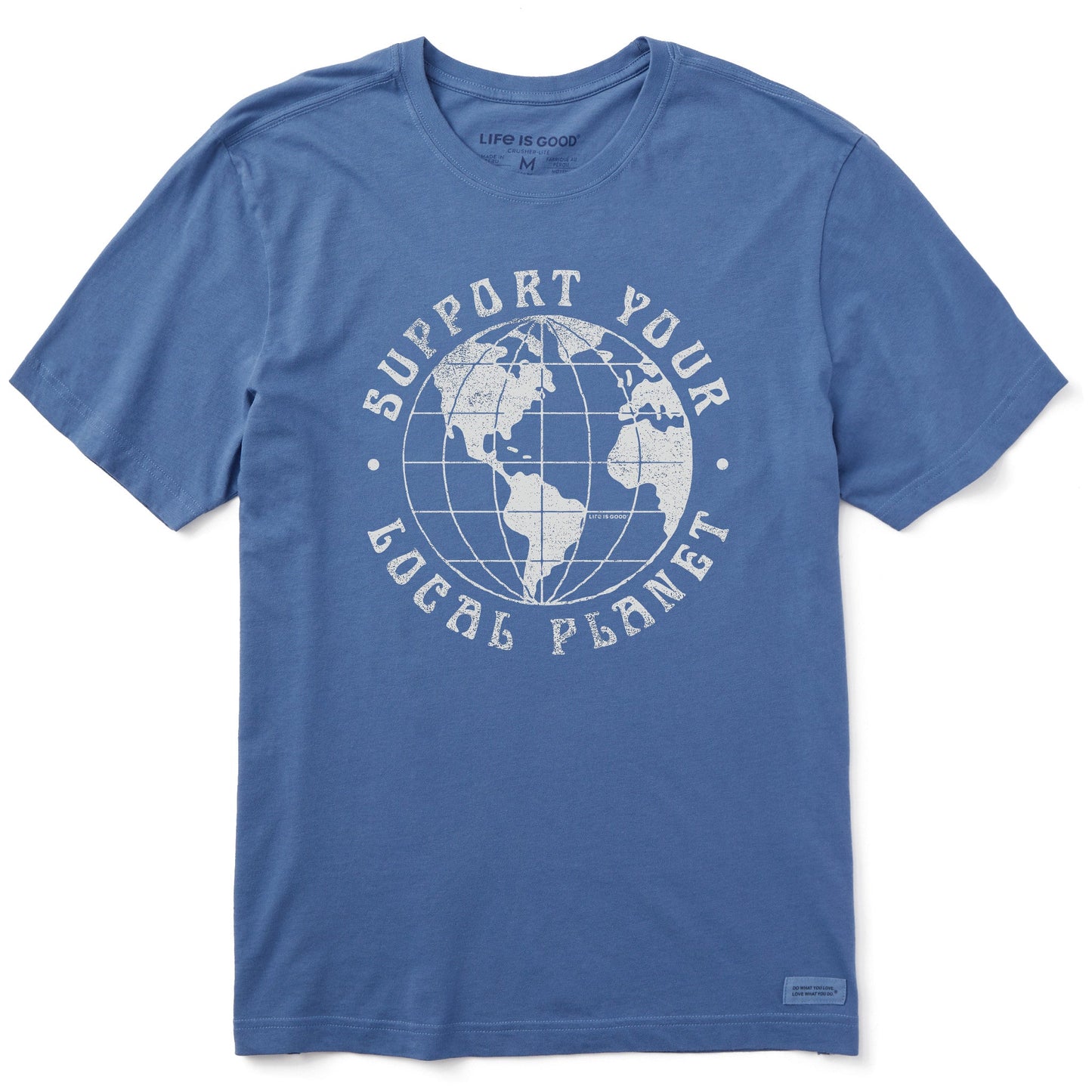Men's Support Your Local Planet Globe Short Sleeve Tee