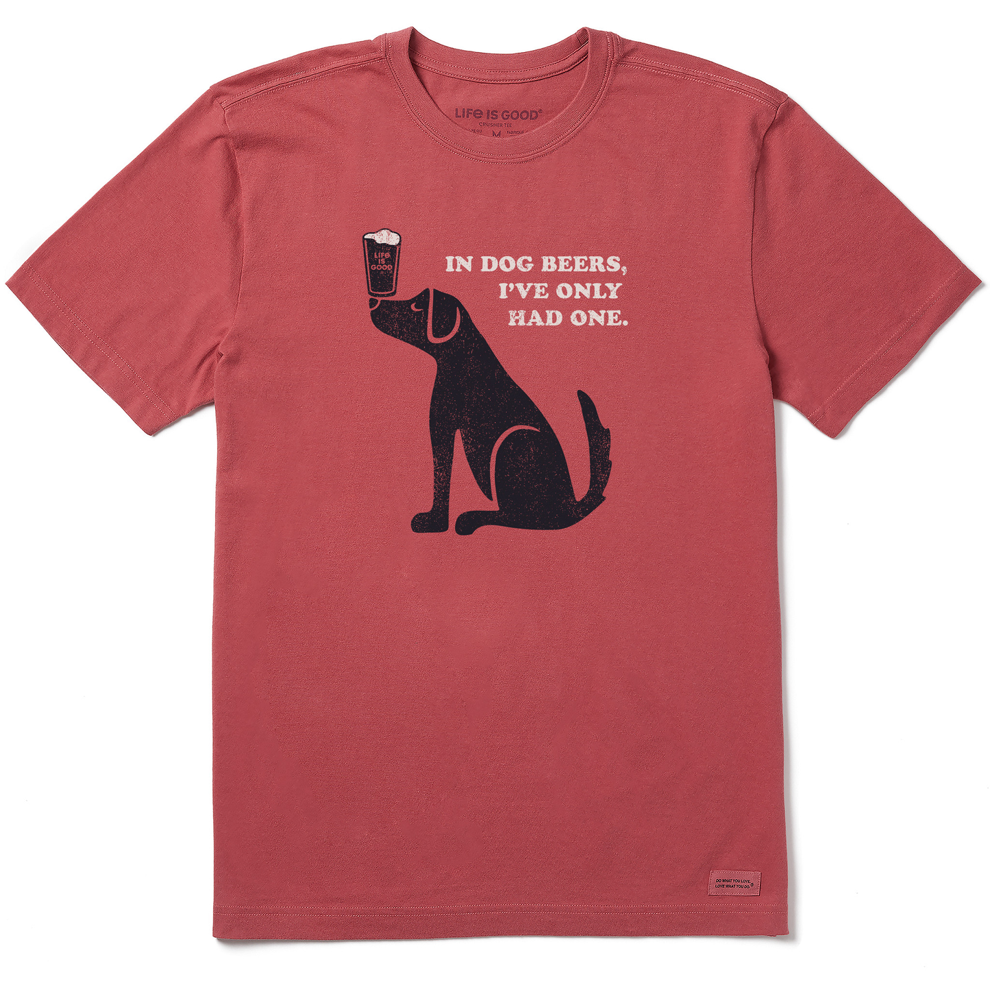 Men's Dog Beers Short Sleeve Crusher Tee