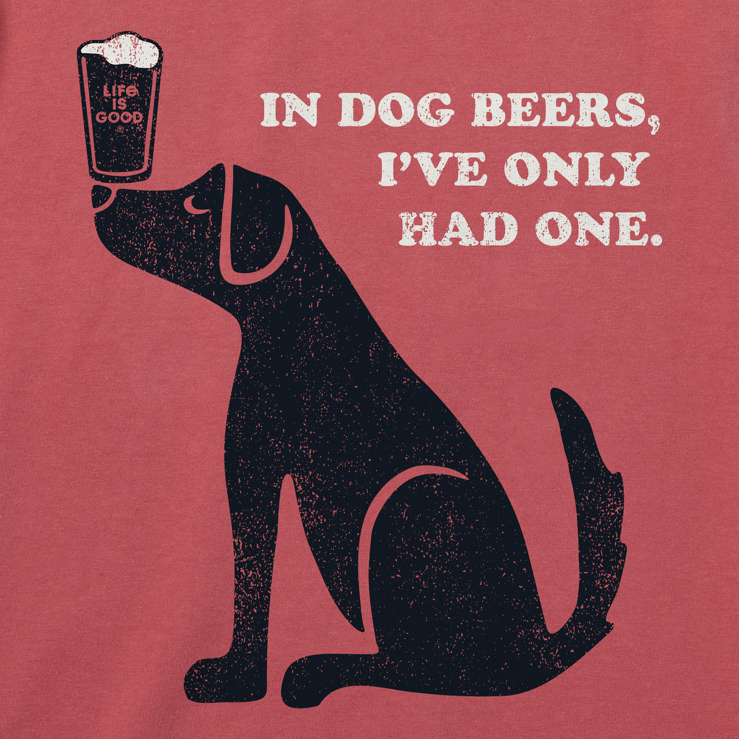 Men's Dog Beers Short Sleeve Crusher Tee