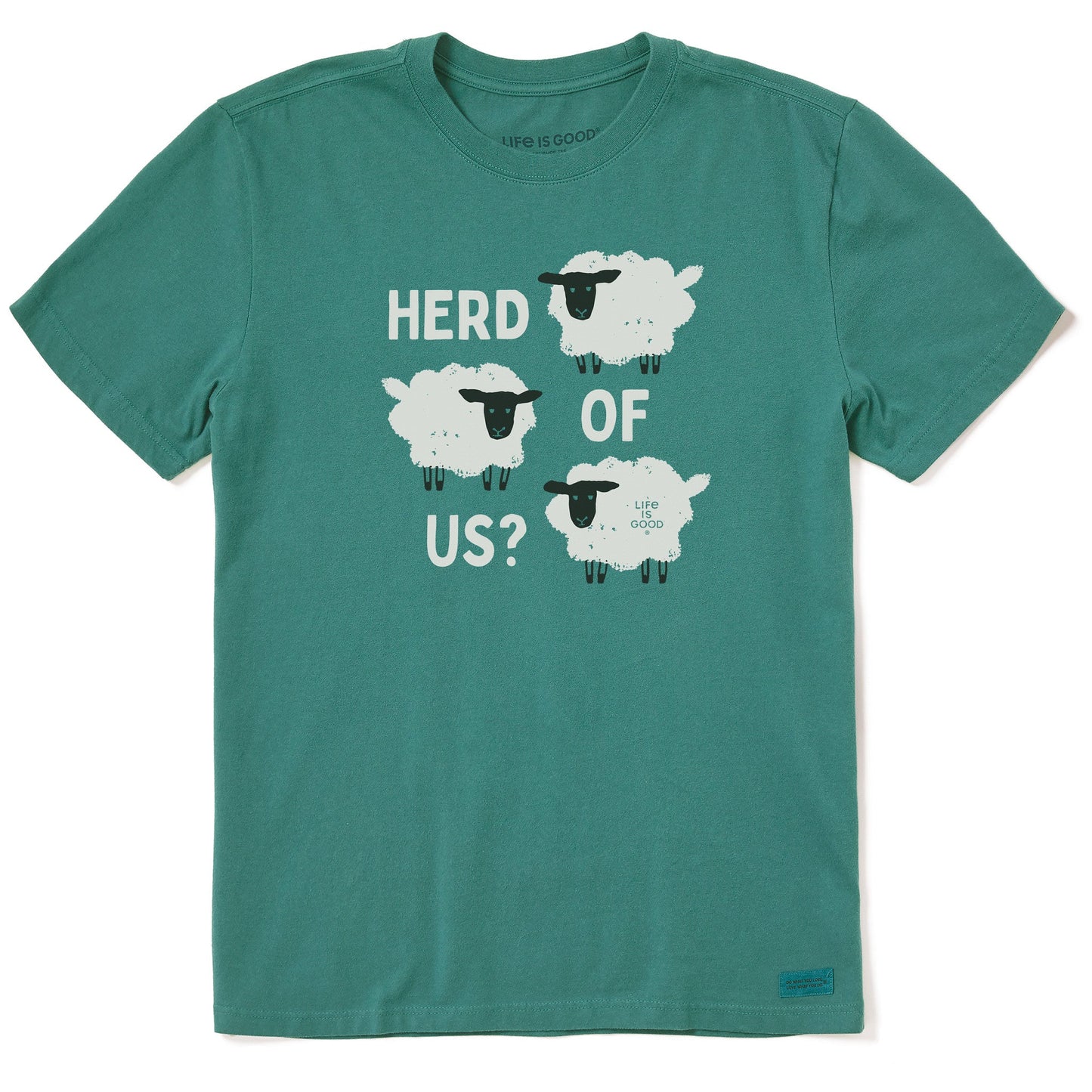 Men's Herd of Us Sheep Short Sleeve Crusher Tee