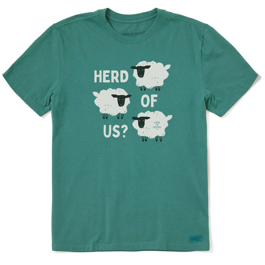 Men's Herd of Us Sheep Short Sleeve Crusher Tee