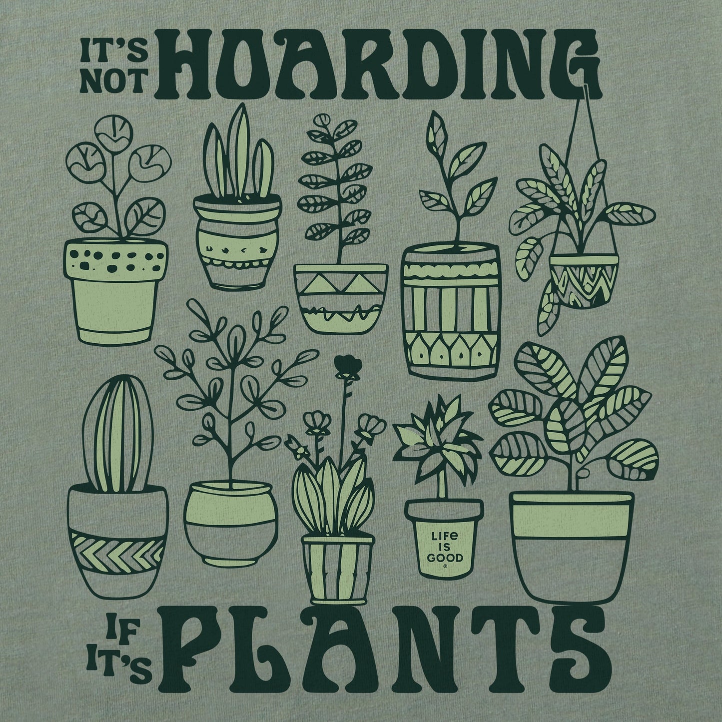 Men's It's Not Hoarding if it's Plants Short Sleeve Tee