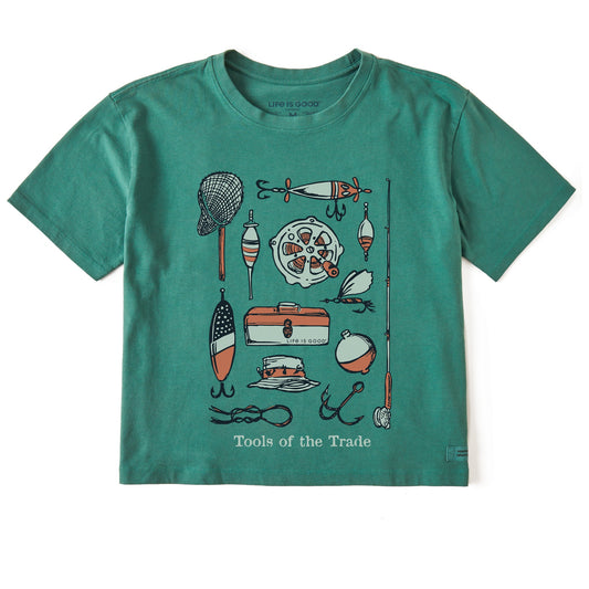 Women's Tools of the Trade Fishing Short Sleeve Crusher Boxy Tee