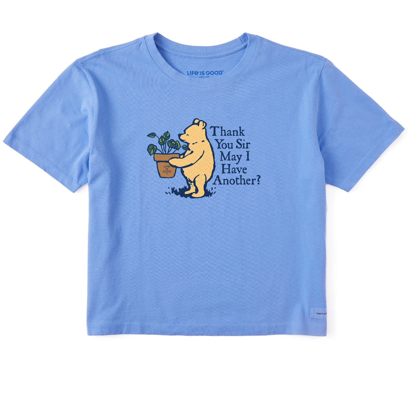 Women's Thank You Sir May I Have Another Plant Short Sleeve Crusher Boxy Tee