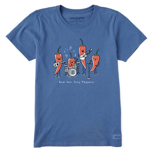 Women's Red Hot Silly Peppers Short Sleeve Tee