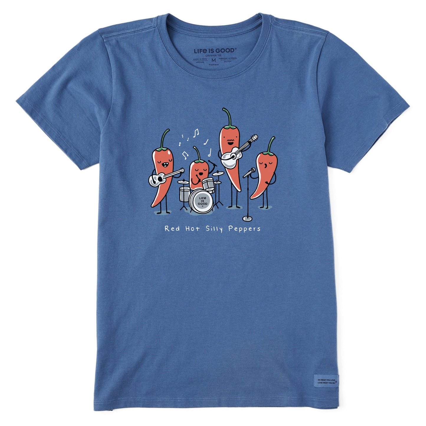 Women's Red Hot Silly Peppers Short Sleeve Tee