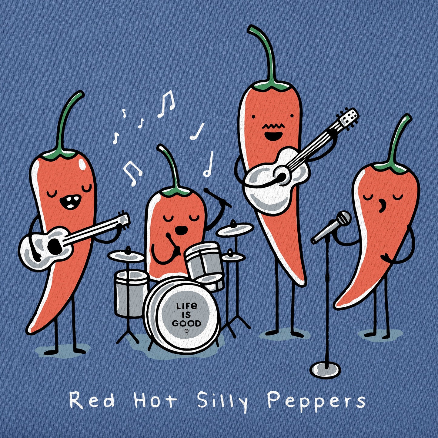 Women's Red Hot Silly Peppers Short Sleeve Tee