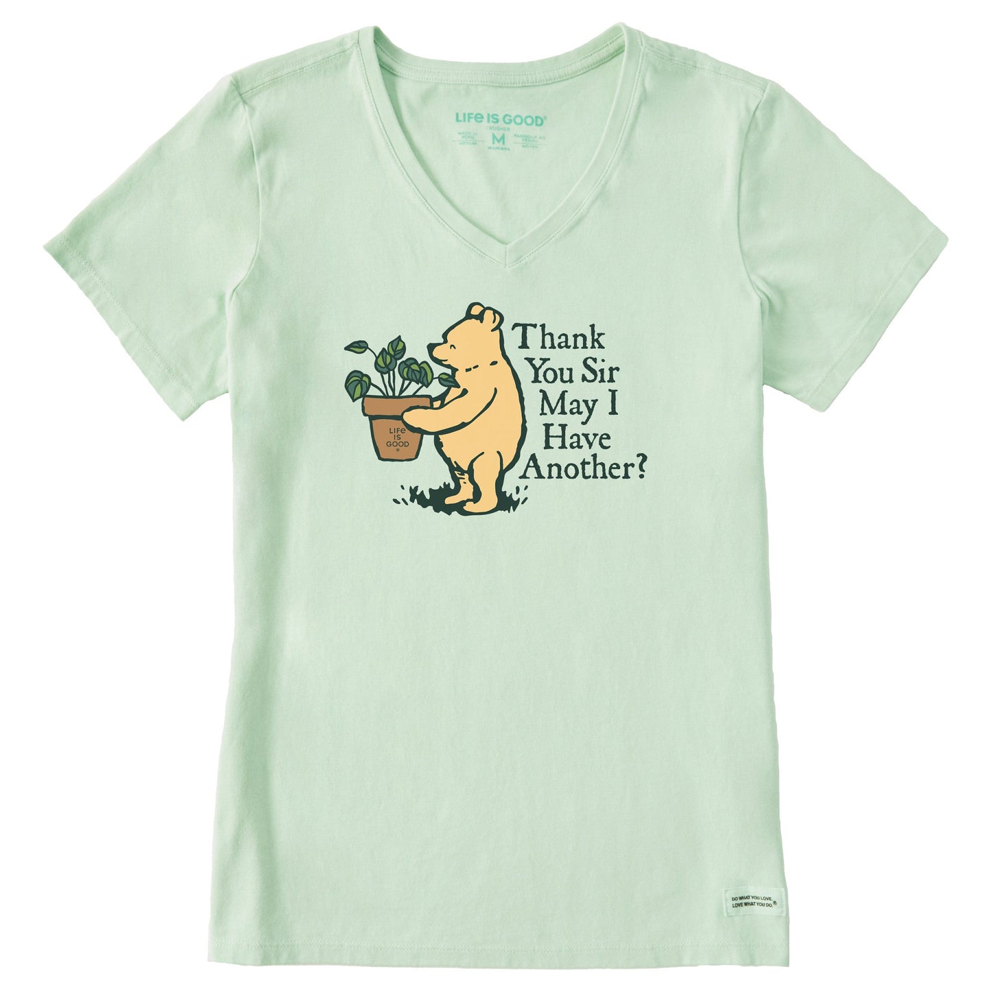 Women's Thank You Sir May I Have Another Plant Short Sleeve Crusher Vee