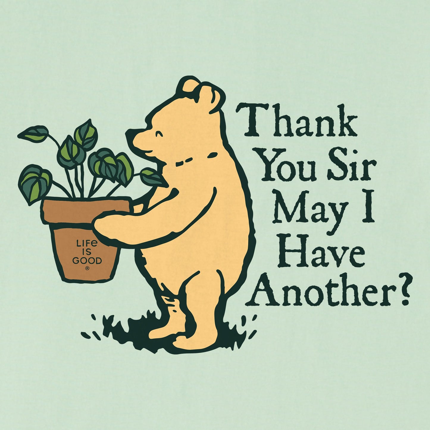 Women's Thank You Sir May I Have Another Plant Short Sleeve Crusher Vee