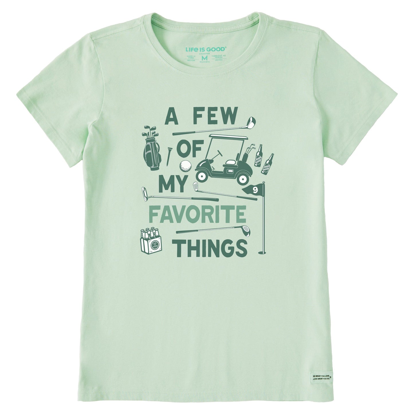 Women's A Few of my Favorite Golf Things Short Sleeve Crusher Tee
