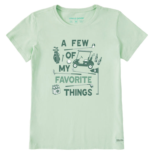 Women's A Few of my Favorite Golf Things Short Sleeve Crusher Tee