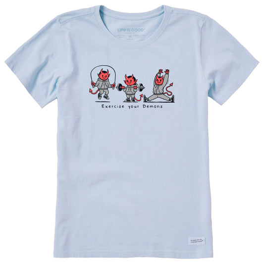 Women's Exercise Your Demons Short Sleeve Crusher Tee