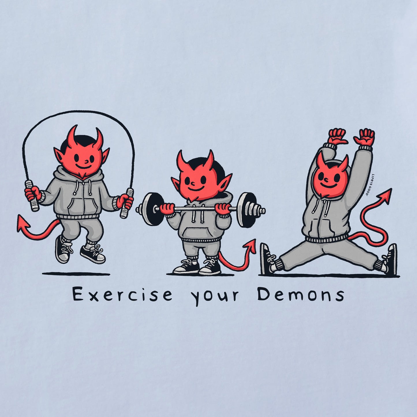 Women's Exercise Your Demons Short Sleeve Crusher Tee