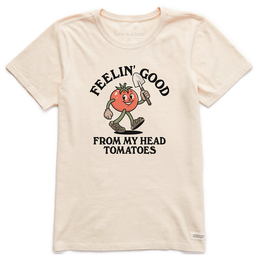 Women's Feelin' Good Tomatoes Short Sleeve Crusher Tee