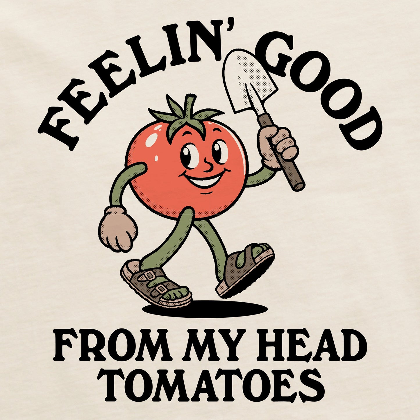 Women's Feelin' Good Tomatoes Short Sleeve Crusher Tee