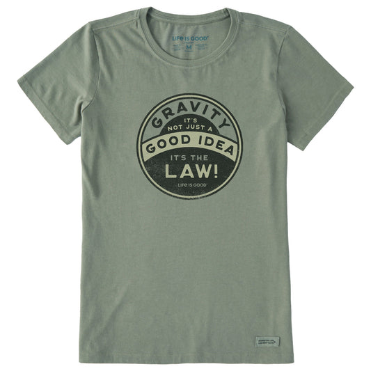 Women's Gravity is the Law Short Sleeve Crusher Tee
