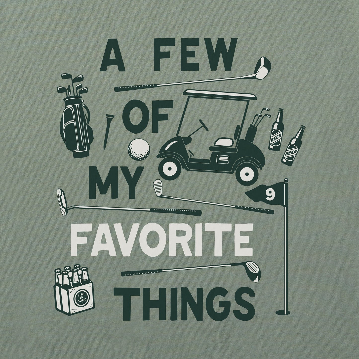 Men's A Few of my Favorite Golf Things Short Sleeve Tee