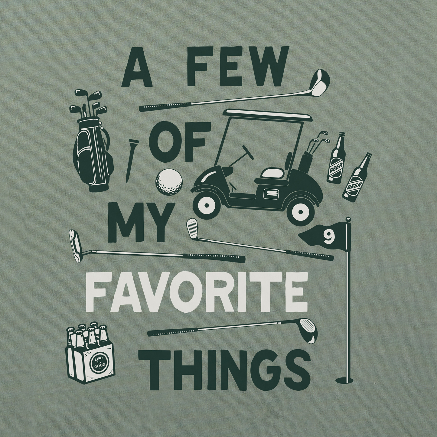 Men's A Few of my Favorite Golf Things Short Sleeve Tee