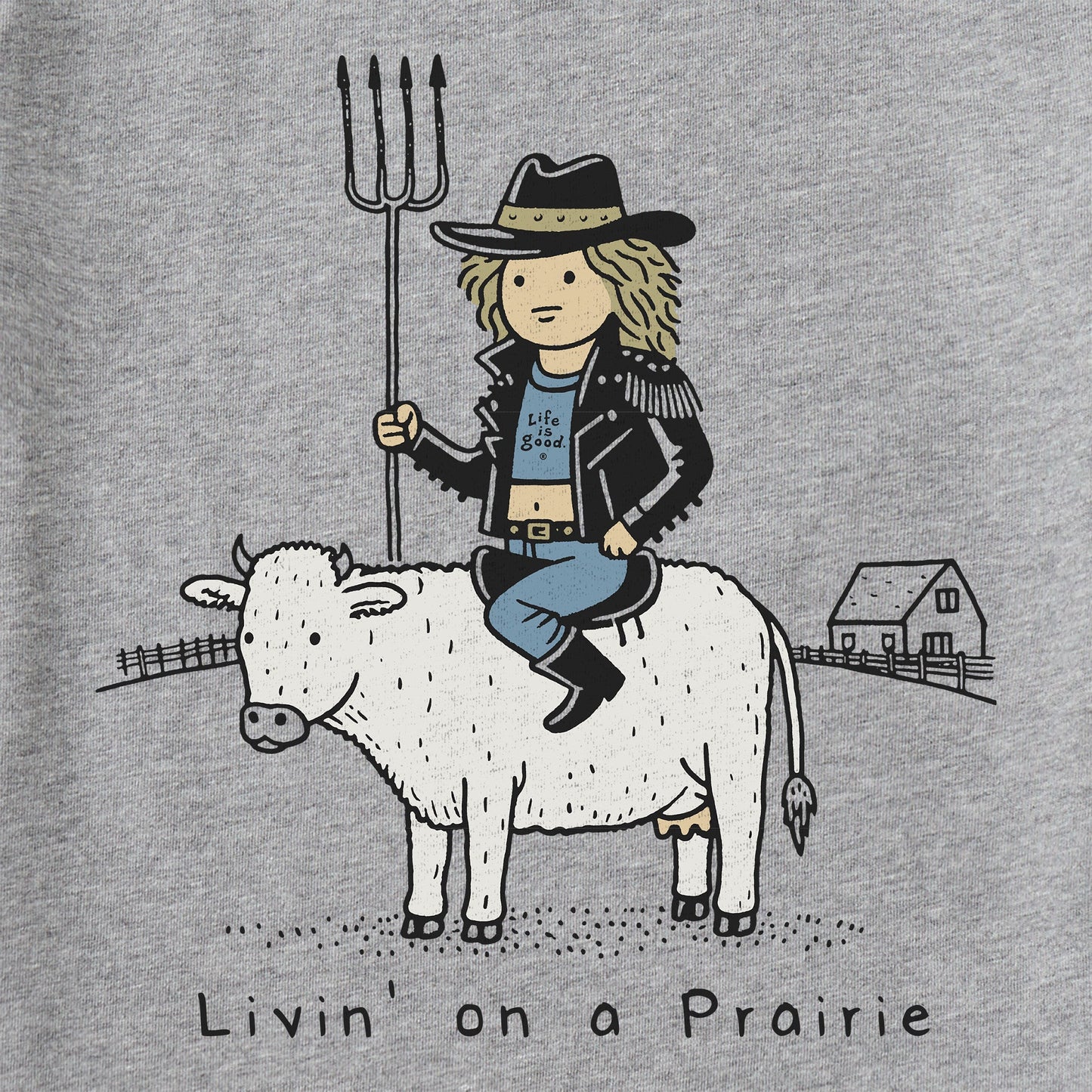 Men's Livin' On a Prairie Short Sleeve Tee