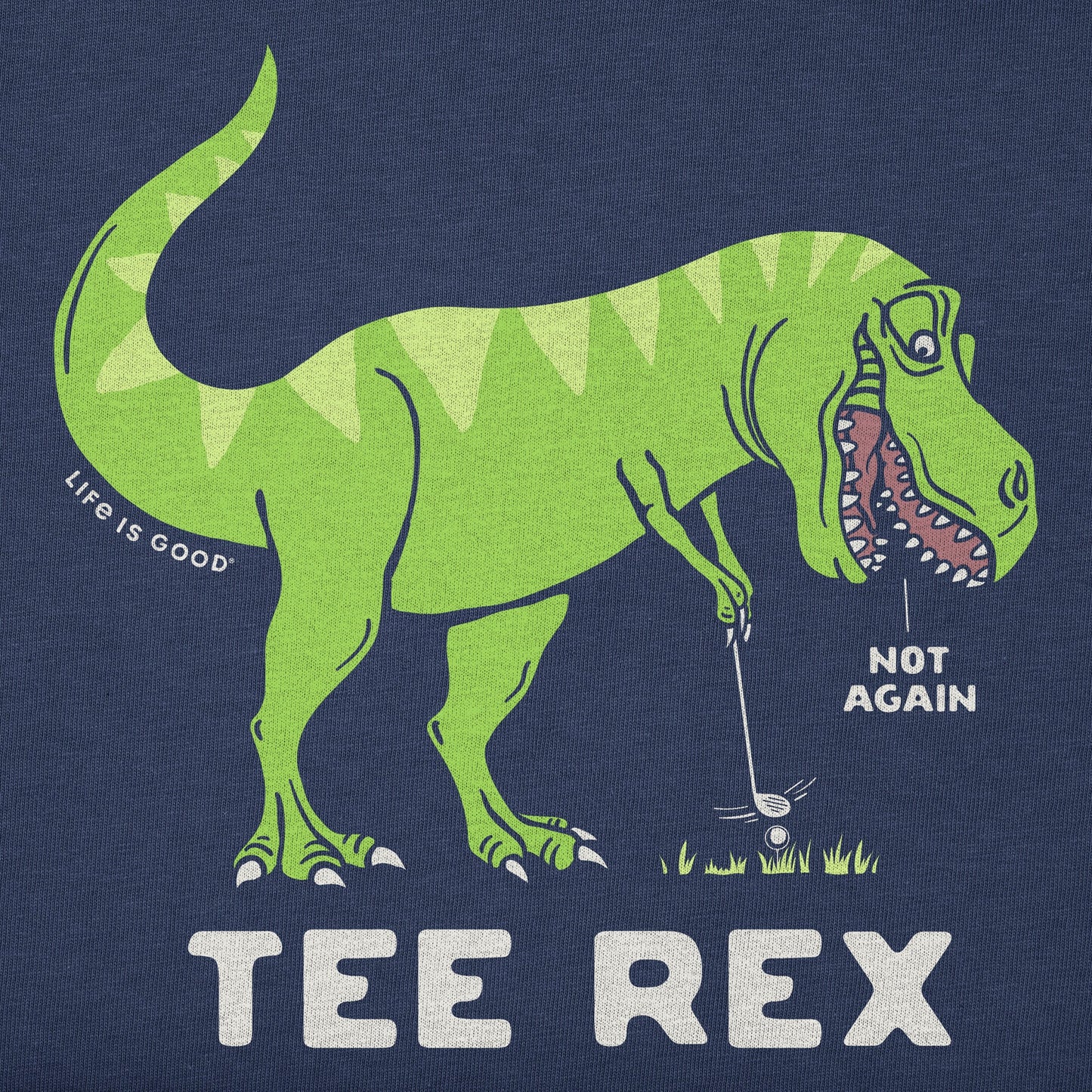 Kids Tee Rex Golf Short Sleeve Crusher Tee
