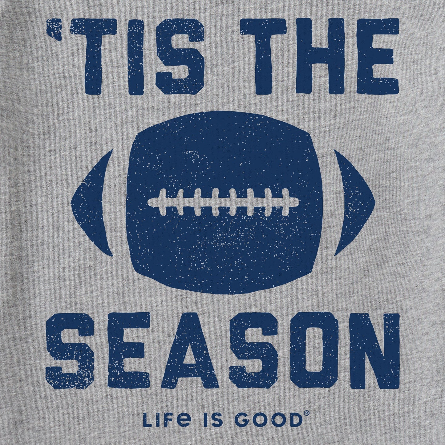 Men's Tis The Football Season Long Sleeve Crusher Tee