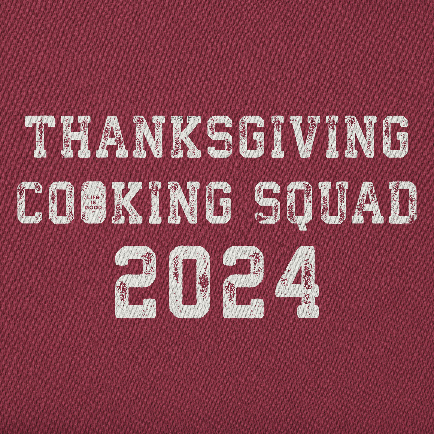 Men's Thanksgiving Day Cooking Squad 2024 Long Sleeve Crusher Tee