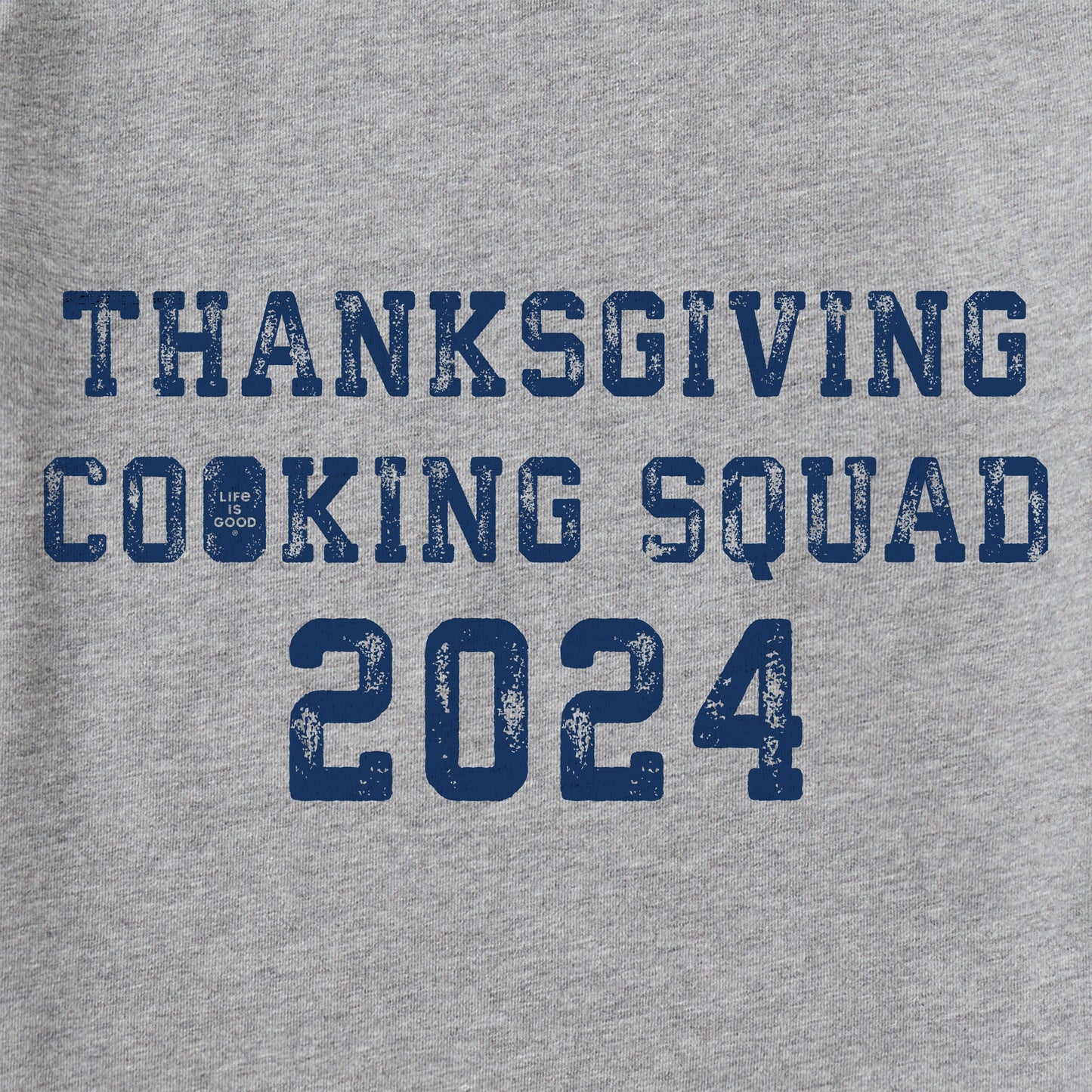 Men's Thanksgiving Day Cooking Squad 2024 Long Sleeve Crusher Tee