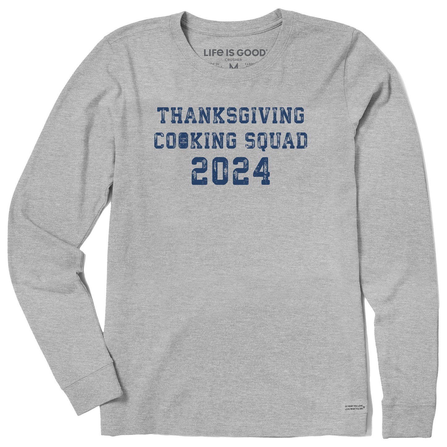 Women's Thanksgiving Day Cooking Squad 2024 Long Sleeve Crusher Tee