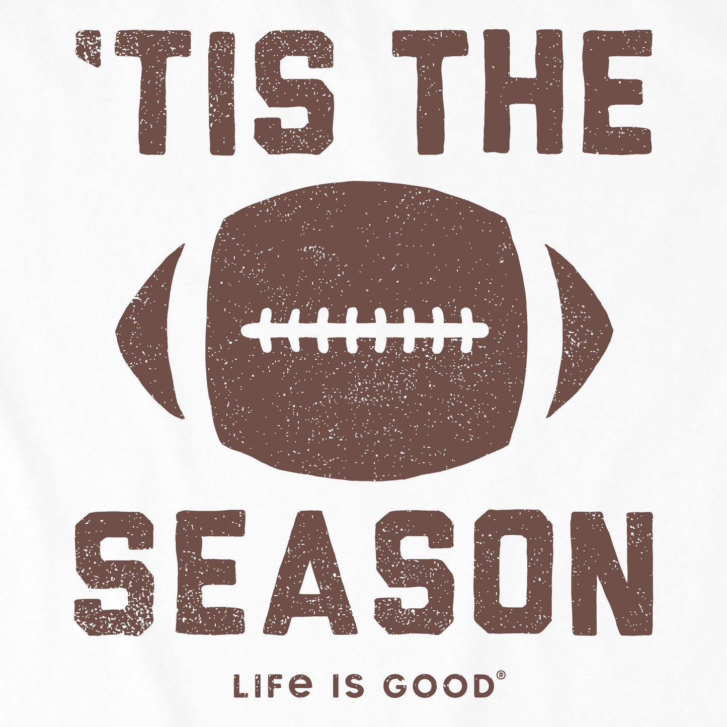 Women's Tis The Football Season Short Sleeve Crusher Tee