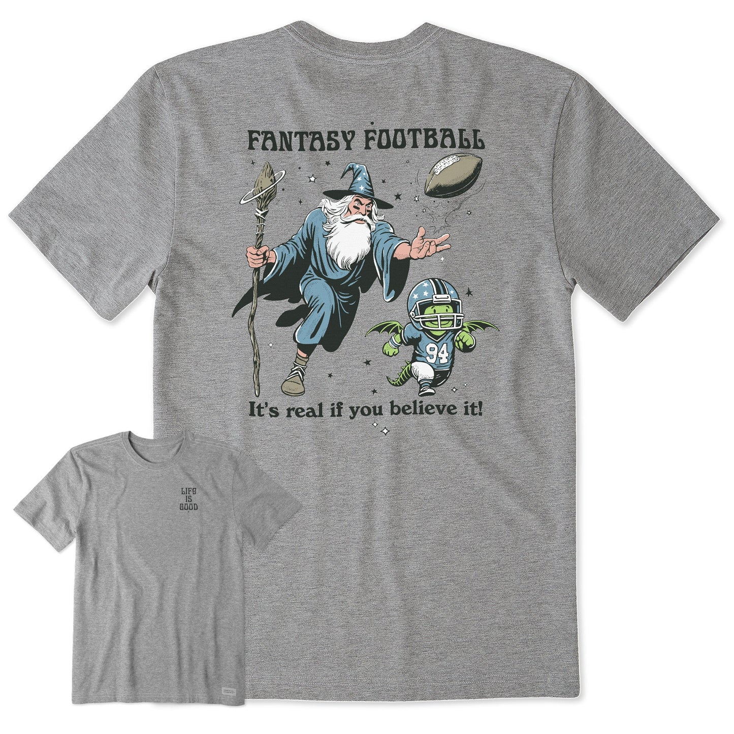 Men's Fantasy Football Short Sleeve Crusher Tee