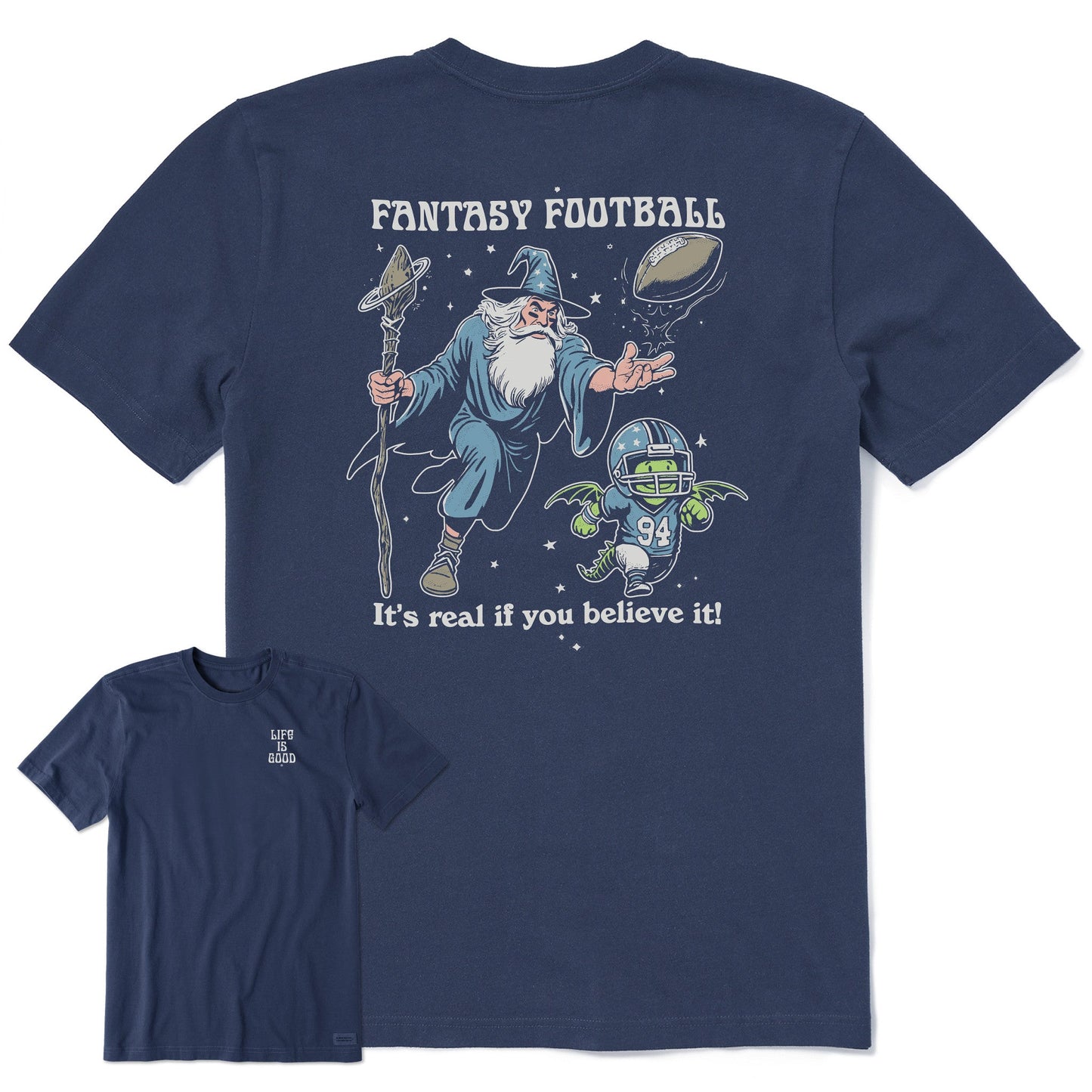 Men's Fantasy Football Short Sleeve Crusher Tee