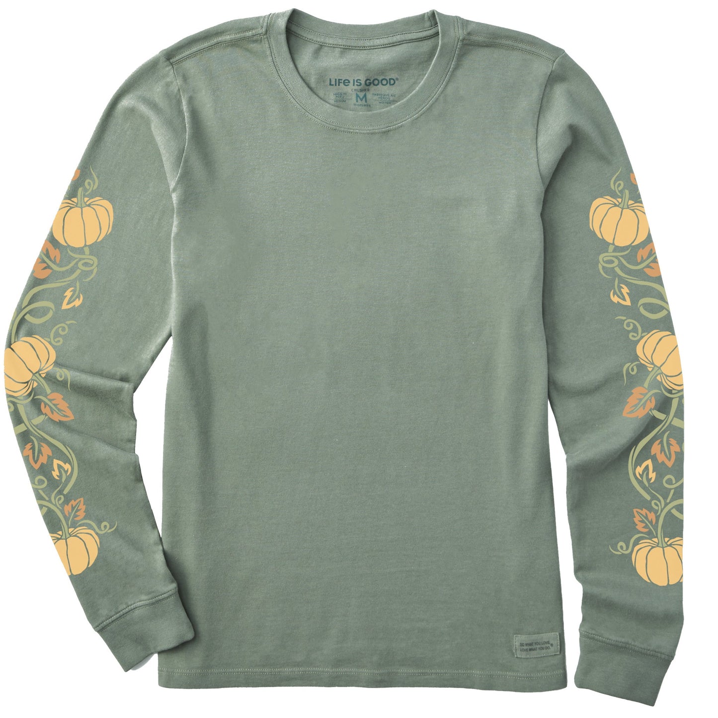 Women's pumpkin patch Long Sleeve Crusher Tee