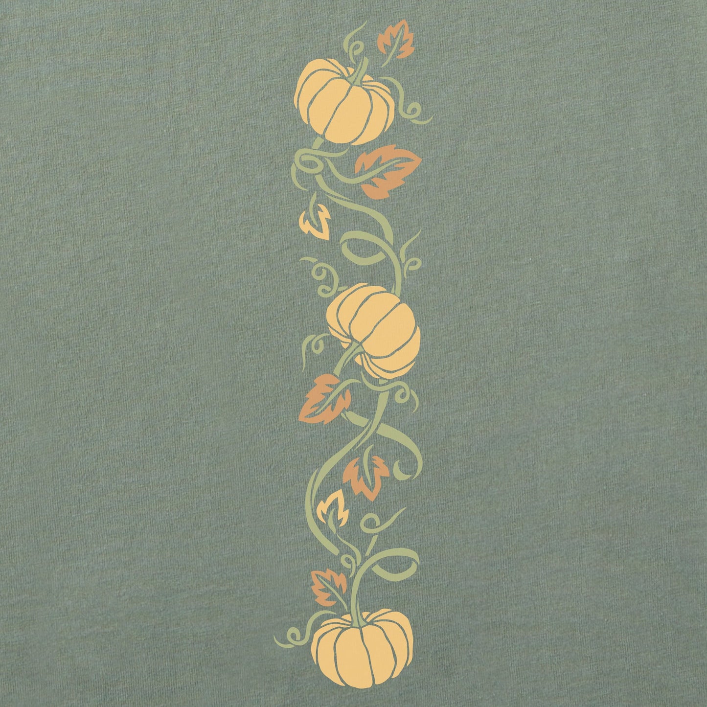 Women's pumpkin patch Long Sleeve Crusher Tee