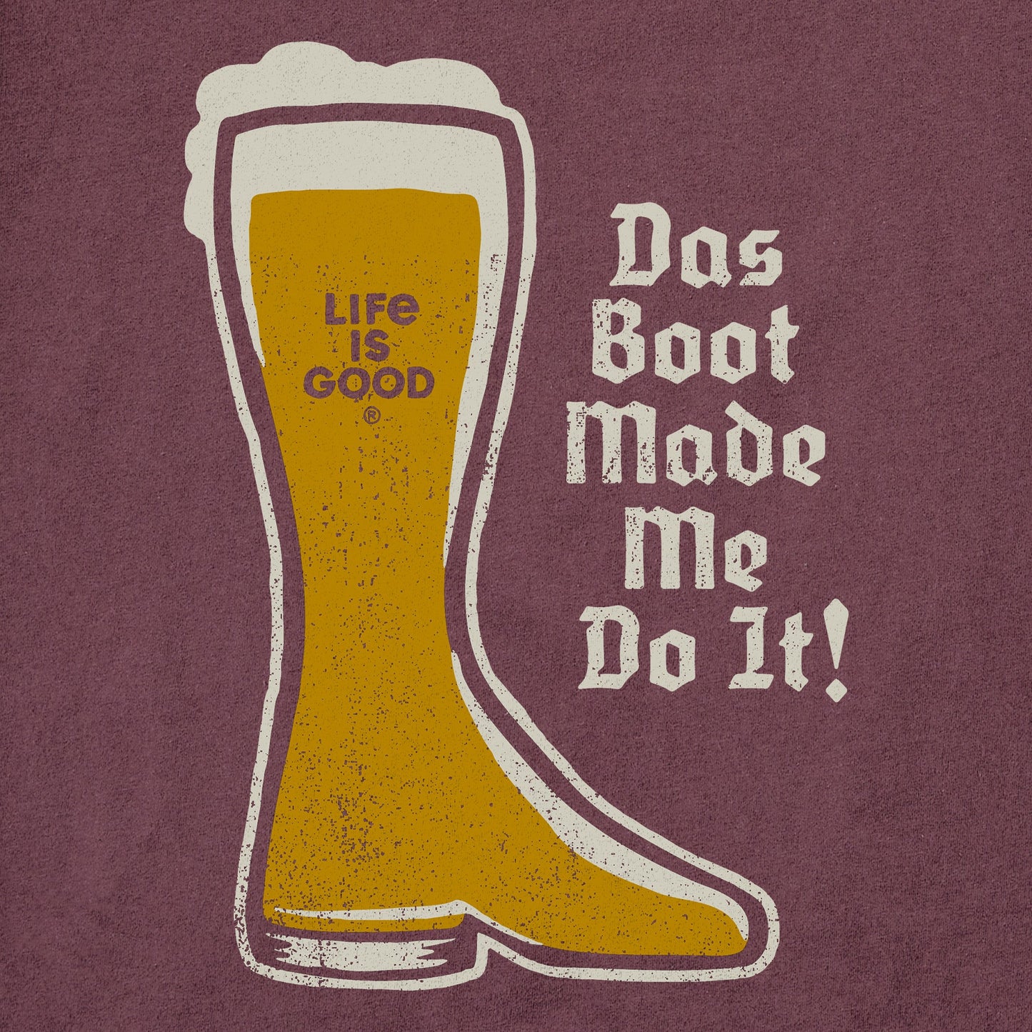 Women's Das Boot Made Me Do It Short Sleeve Crusher Tee
